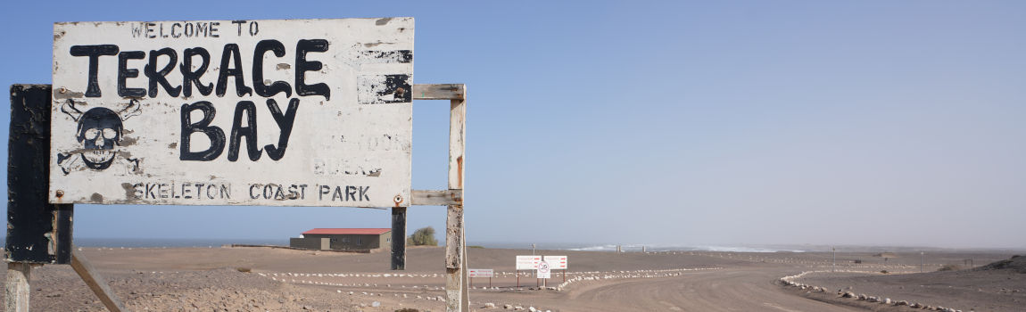 Terrace Bay in Skeleton Coast Namibia