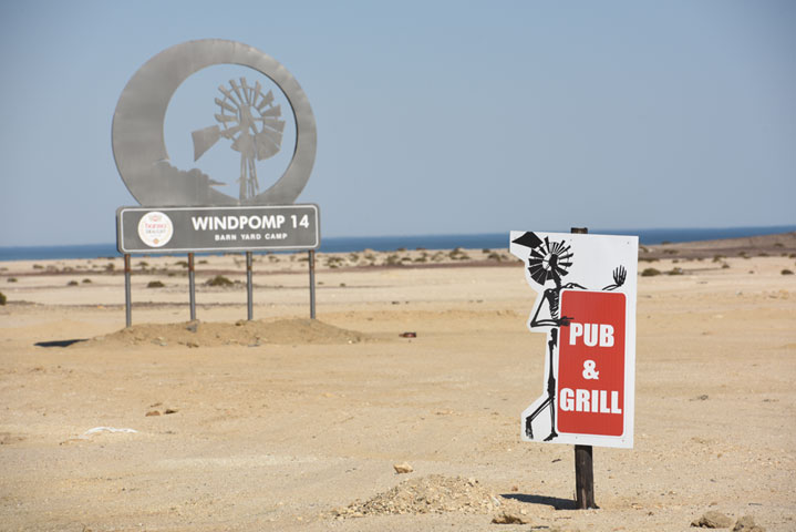 Luxury camping at Windpomp 14 Campsite 14 miles outside Swakopmund