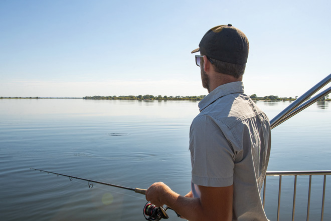 Fishing trips from Zambezi Mubala Lodge Caprivi Namibia